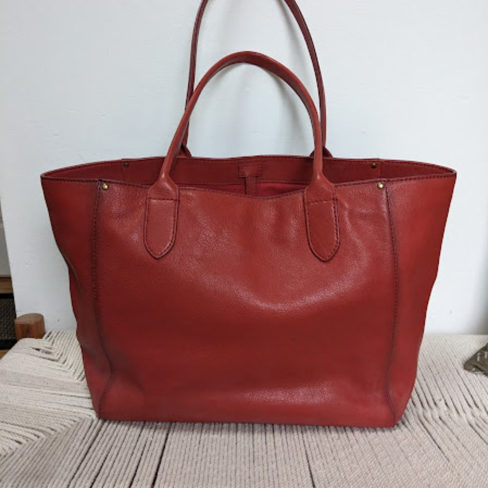 Frye Olivia Tote - Burnt Orange